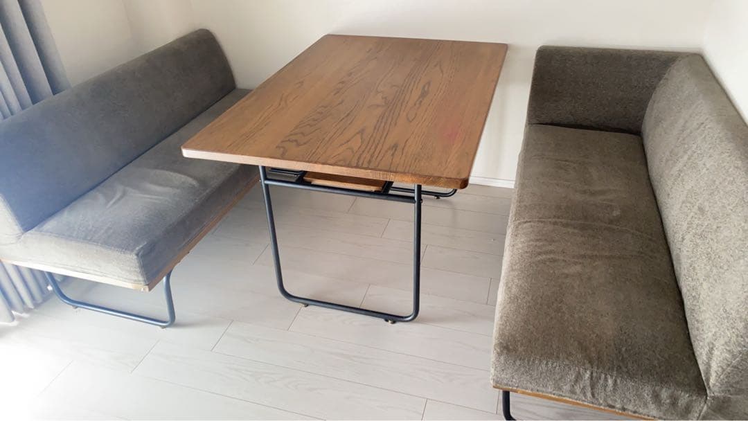 【Lemmy】リビングダイニング3点セット｜2人掛けソファ