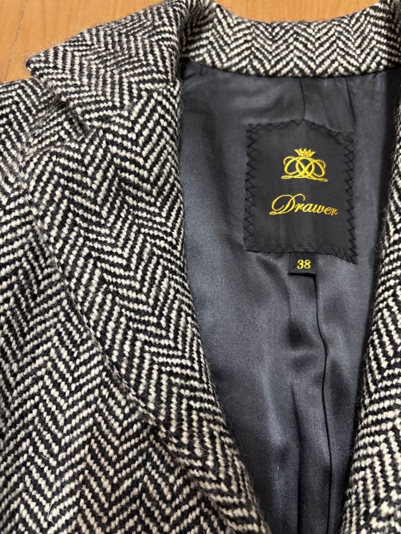 Drawer ツイードテーラードジャケット　38 サイズ