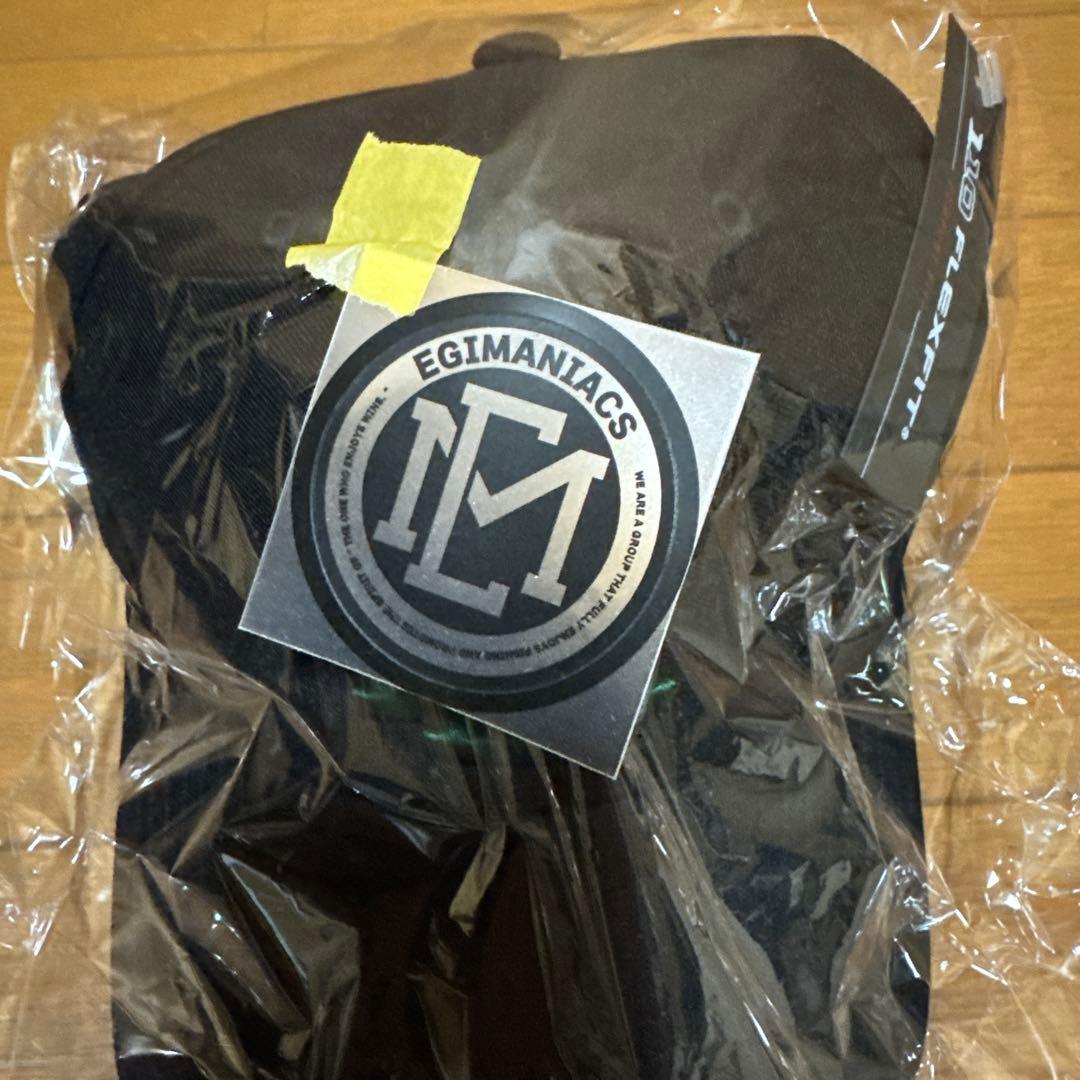 エギマニアックス　クロス3D 刺繍ストレッチキャプ