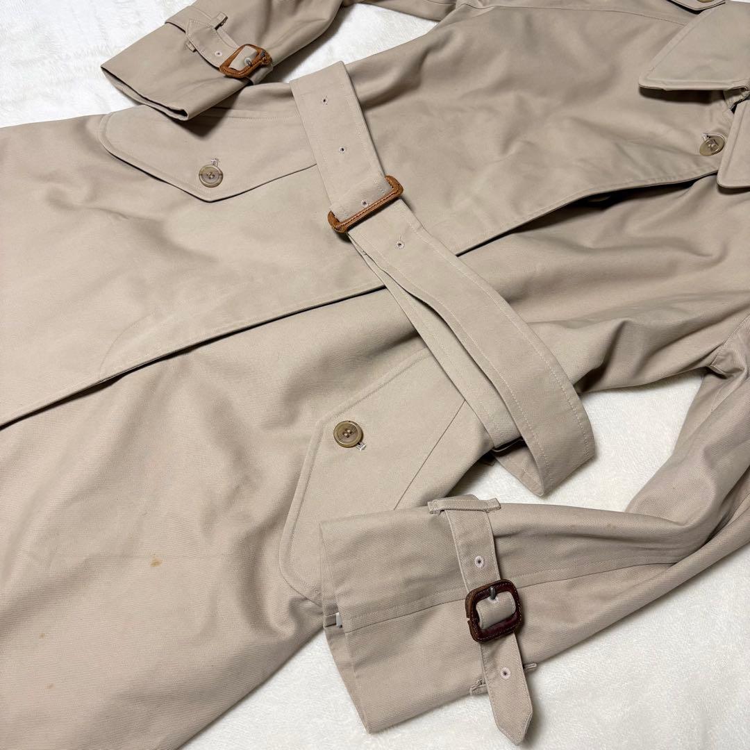 Burberry バーバリー　トレンチコート　チェック　ベルト完備　ベージュ　S