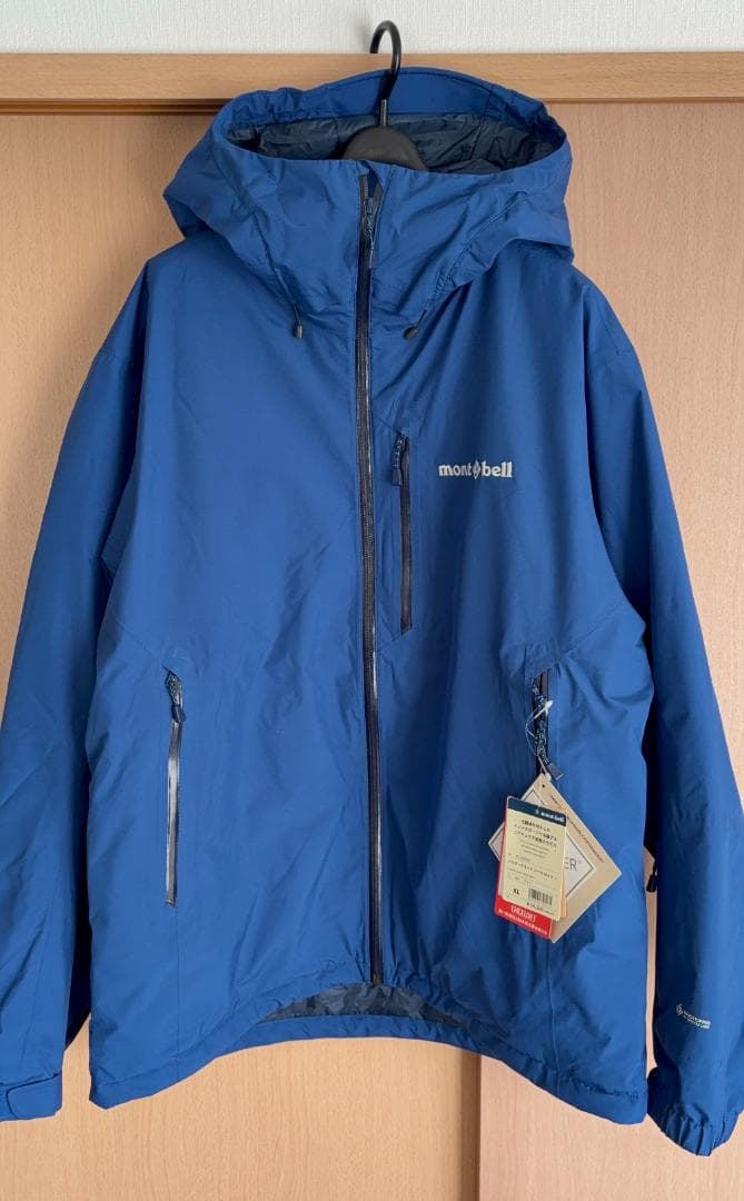 mont-bell パウダーグライド パーカ 青・Men's XL