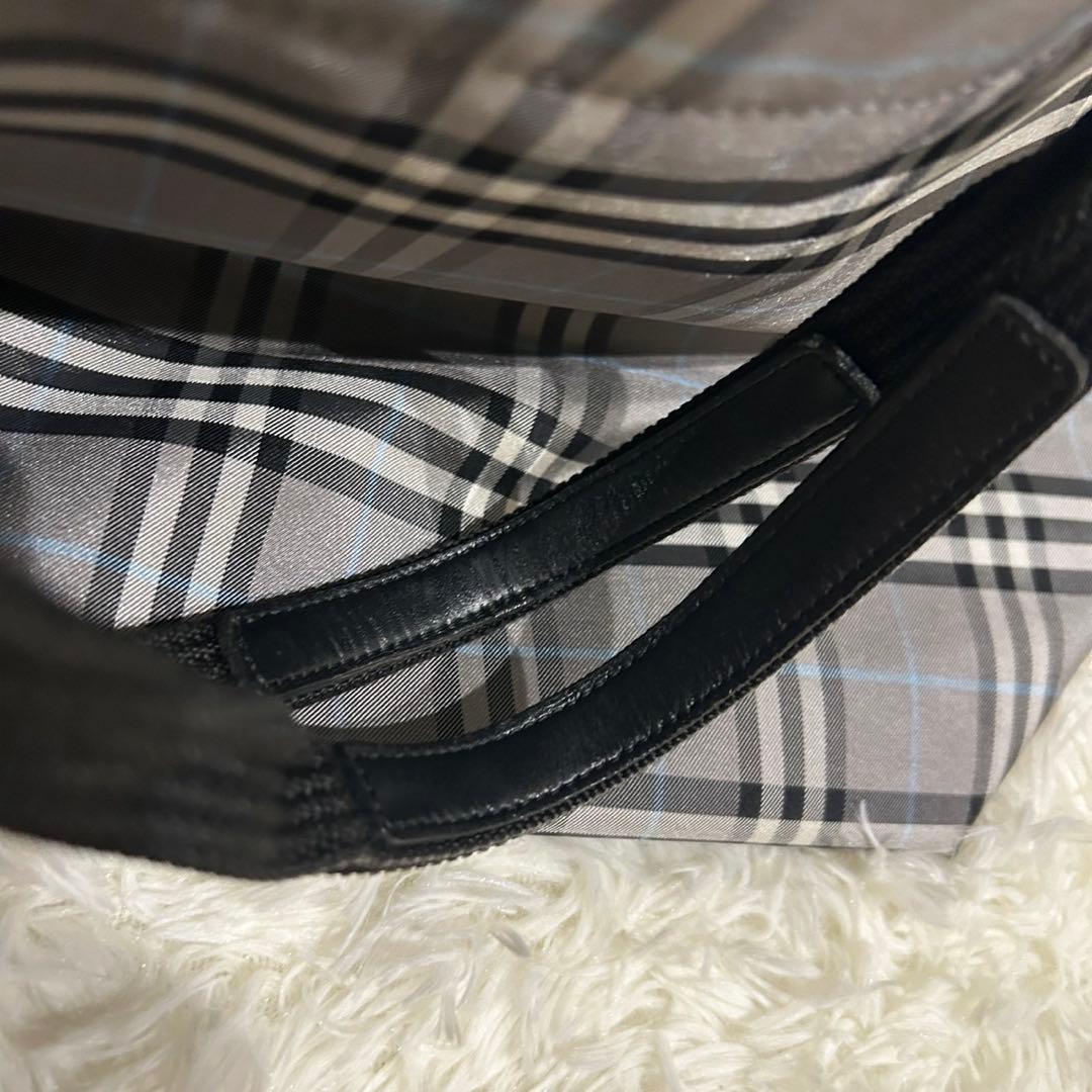 Burberry バーバリー グレー チェック柄 トートバッグ