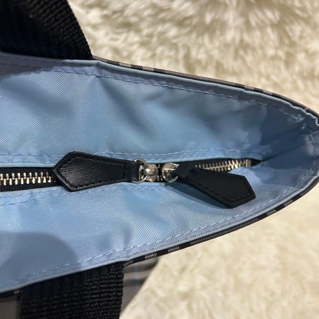 Burberry バーバリー グレー チェック柄 トートバッグ
