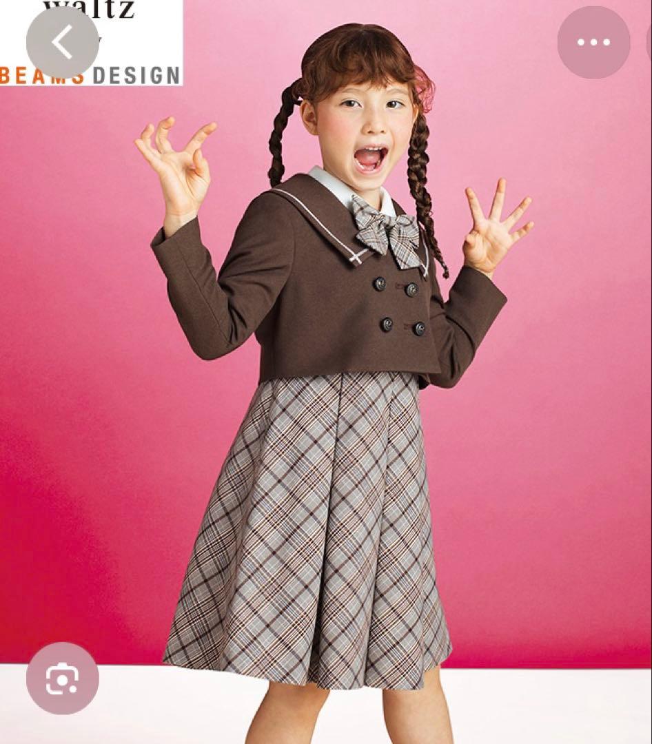 専用⭐︎waltz by BEAMS DESIGN ブラウン チェックワンピース