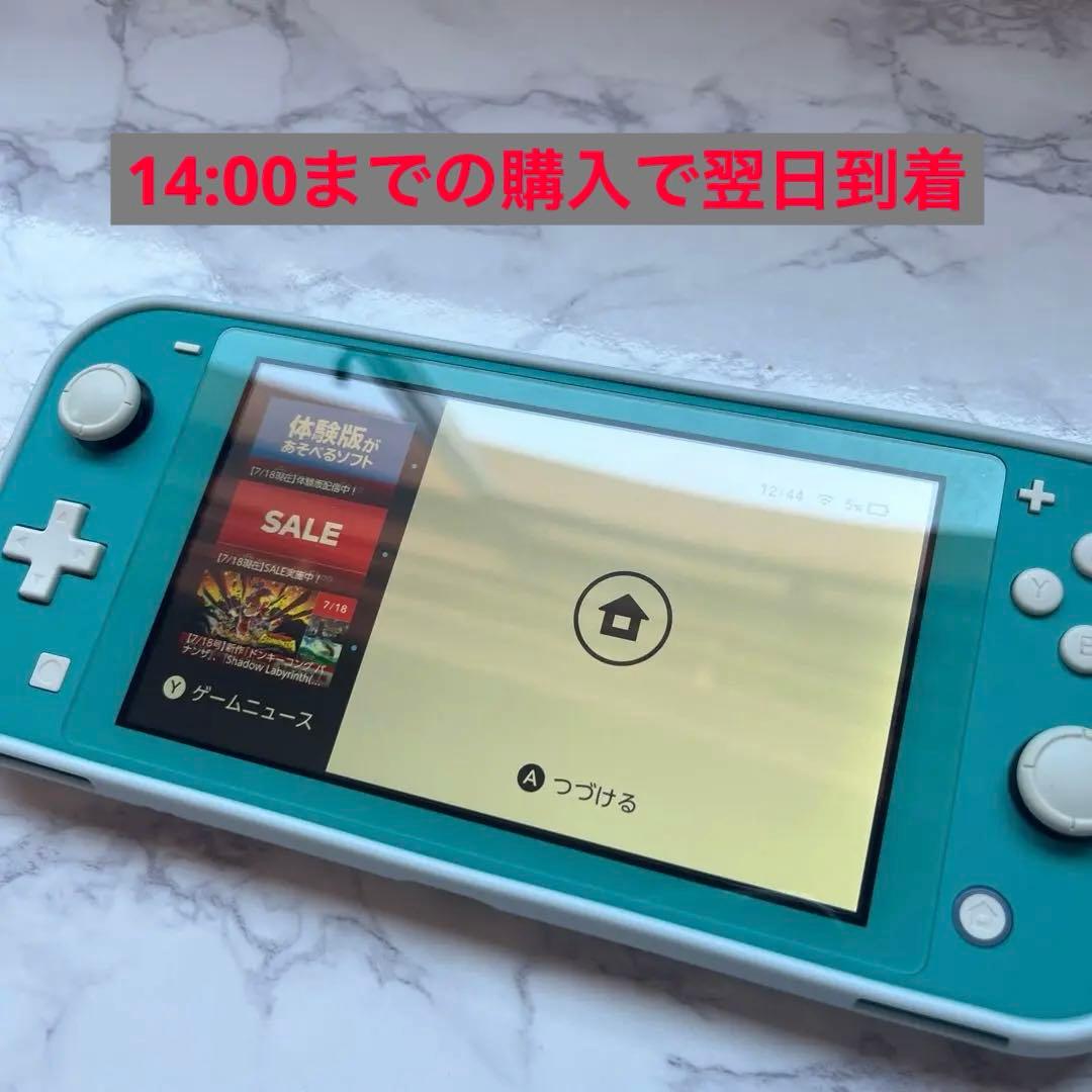 Nintendo Switch Lite ターコイズ 本体　カバー付き