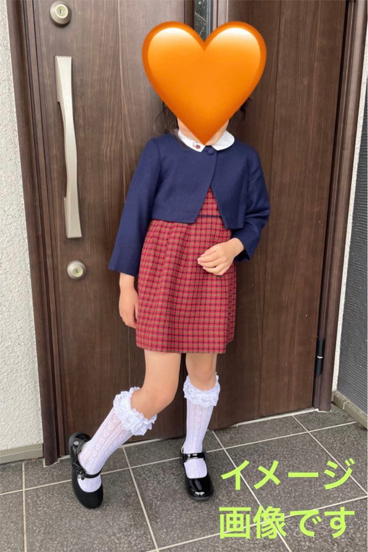 110cm ファミリア フォーマル ワンピースセット