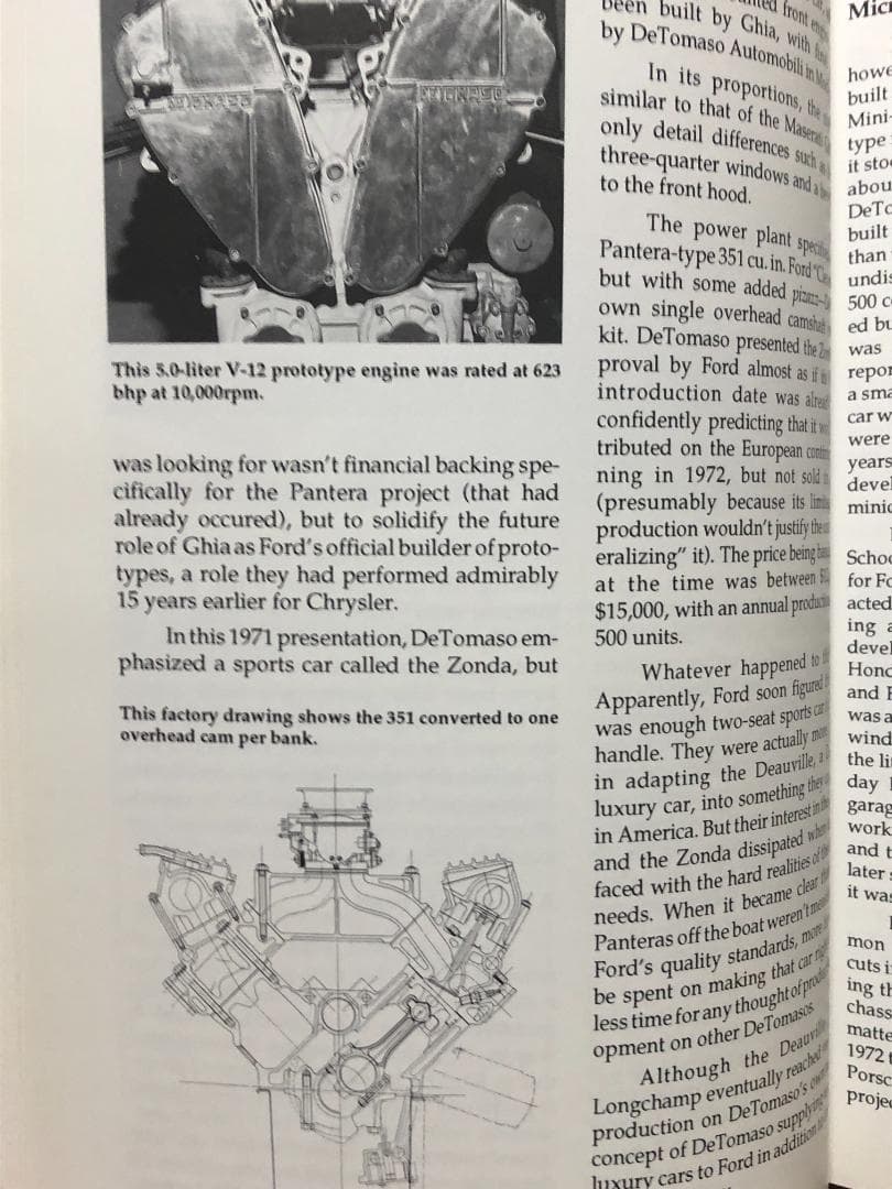 洋書 DE TOMASO The Man and the Machines