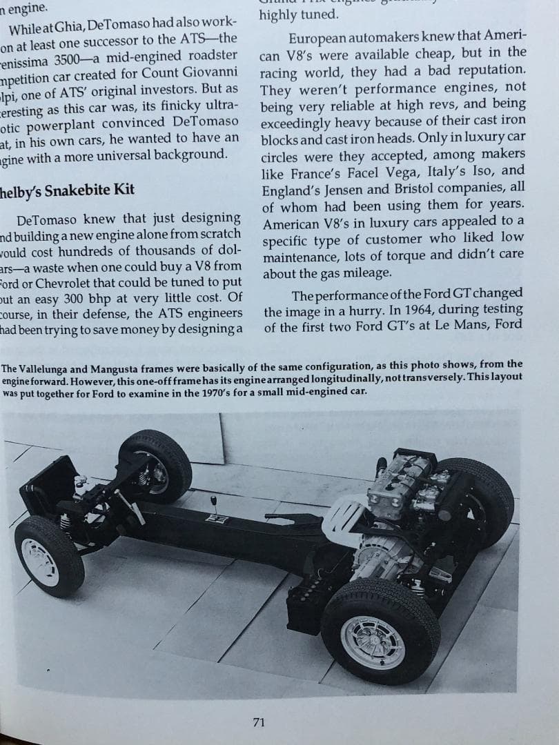 洋書 DE TOMASO The Man and the Machines