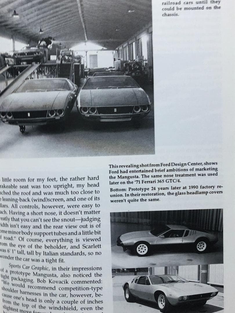 洋書 DE TOMASO The Man and the Machines