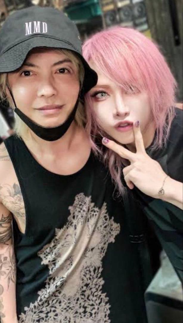 HYDE着用 SHARE SPIRIT クロスレース タンクトップ