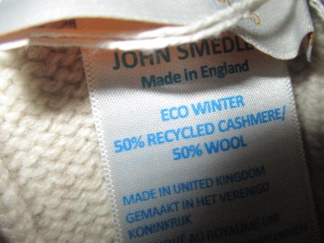 JOHN SMEDLEY　ジョンスメドレー　カシミア　マフラー　未使用品