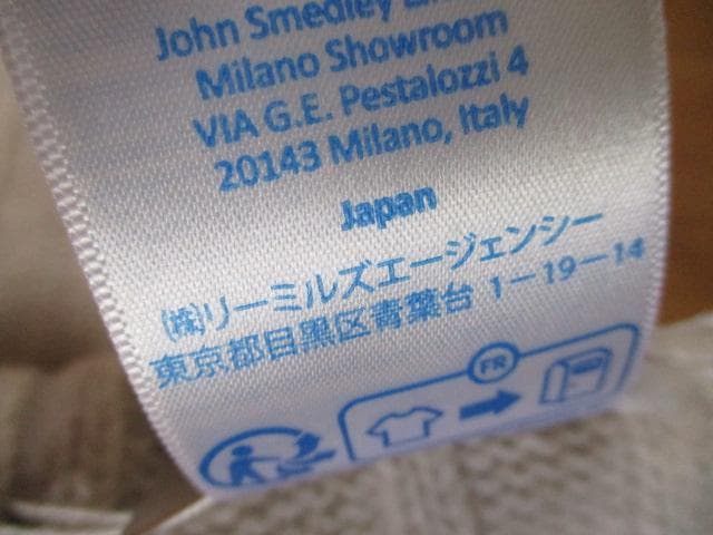 JOHN SMEDLEY　ジョンスメドレー　カシミア　マフラー　未使用品
