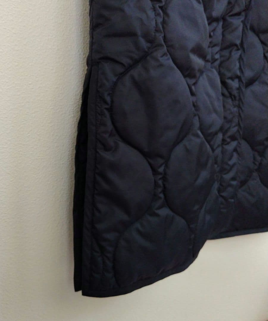 【専用】ヘリンドットサイ キルティング ロング ベスト 紺