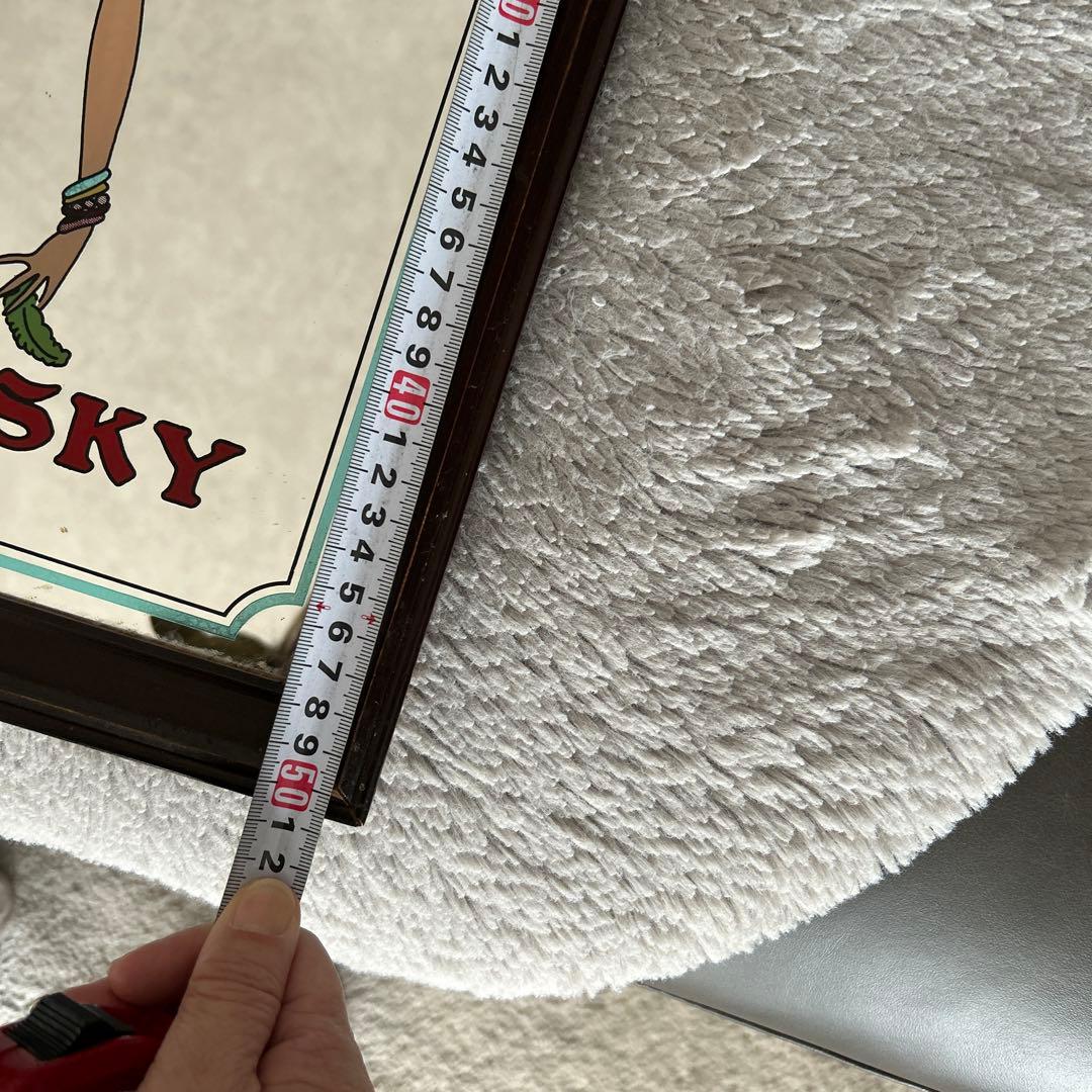 昭和レトロ❓❣️ニッカウイスキー パブミラー スーパー