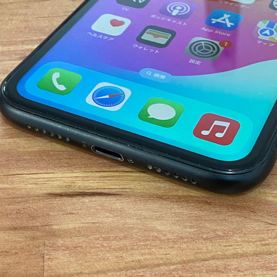 Apple iPhone XR ブラック 本体 128GB D23