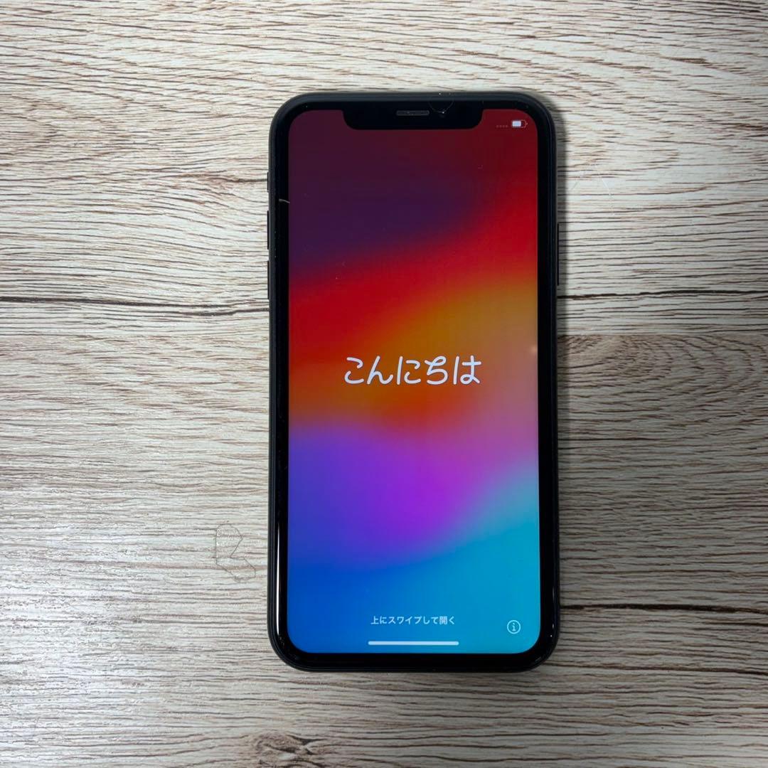 Apple iPhone XR ブラック 本体 128GB D23