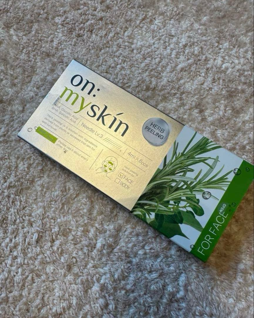 【新品未開封】on: myskin ハーブピーリング 4ml×8包　5箱セット
