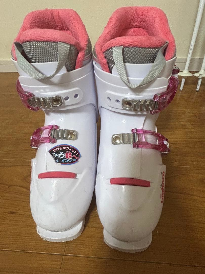 ジュニア スキー3点セット 板128cm 　ブーツ　22cm