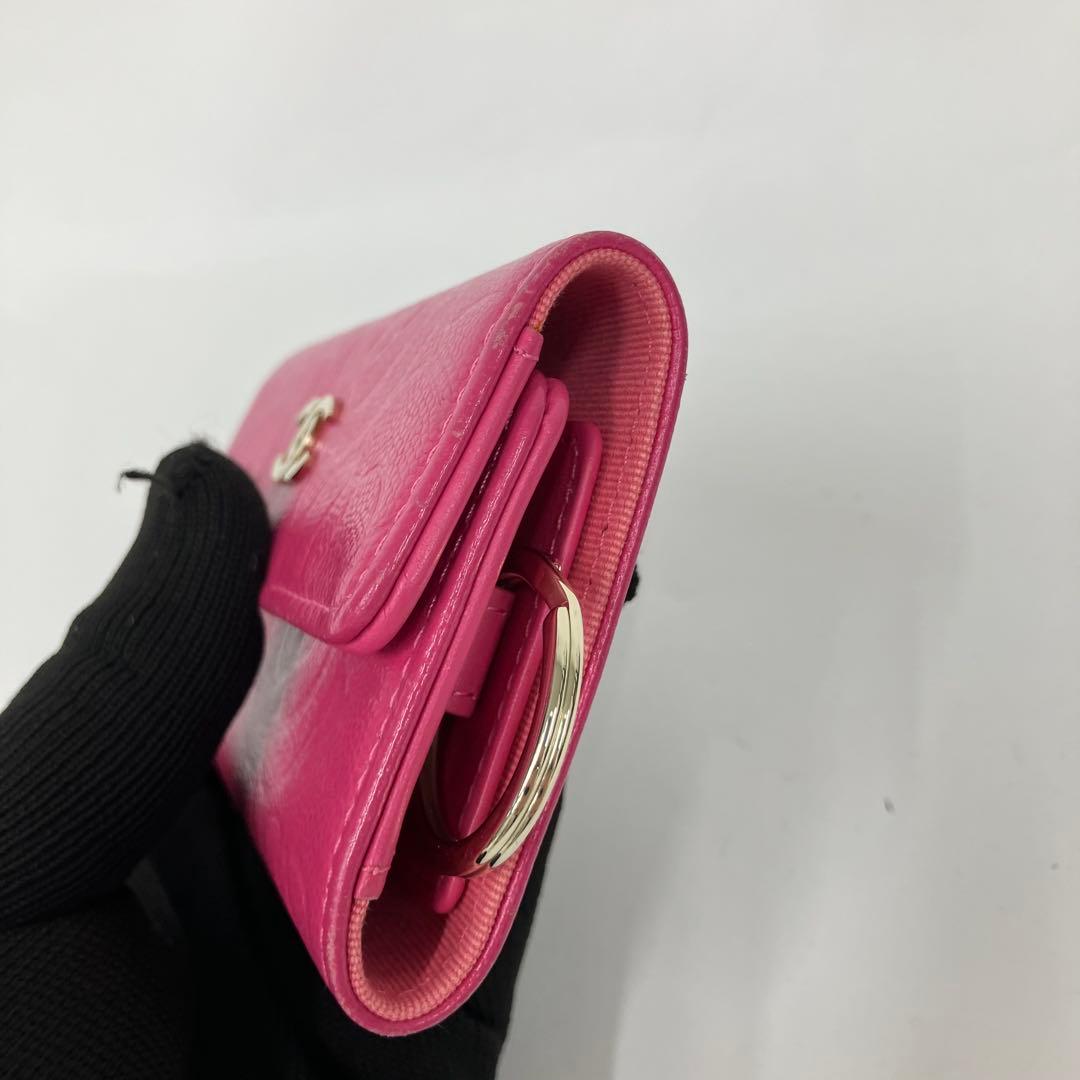 シャネル キャビアスキン カメリア キーケース 31番台ピンク