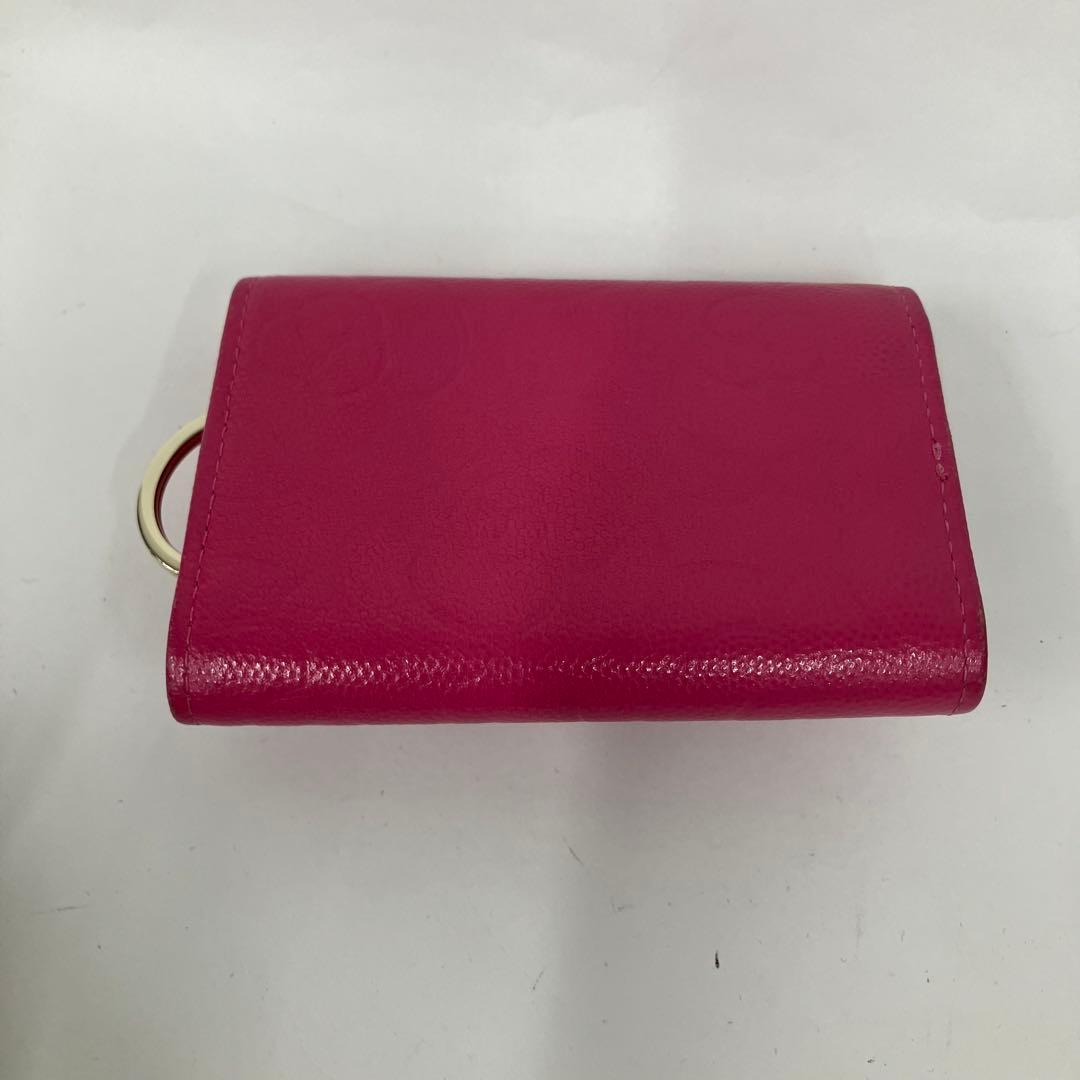 シャネル キャビアスキン カメリア キーケース 31番台ピンク