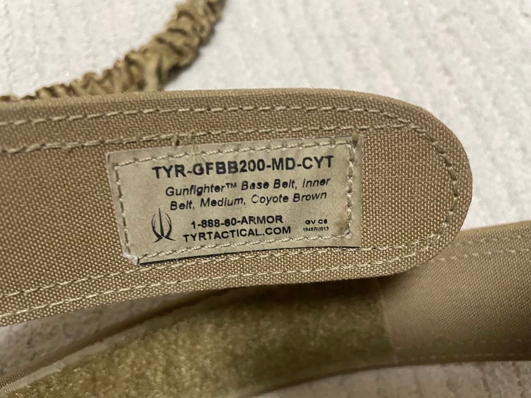 【実物】TYR Gunfighter Belt ファーストライン一式セット