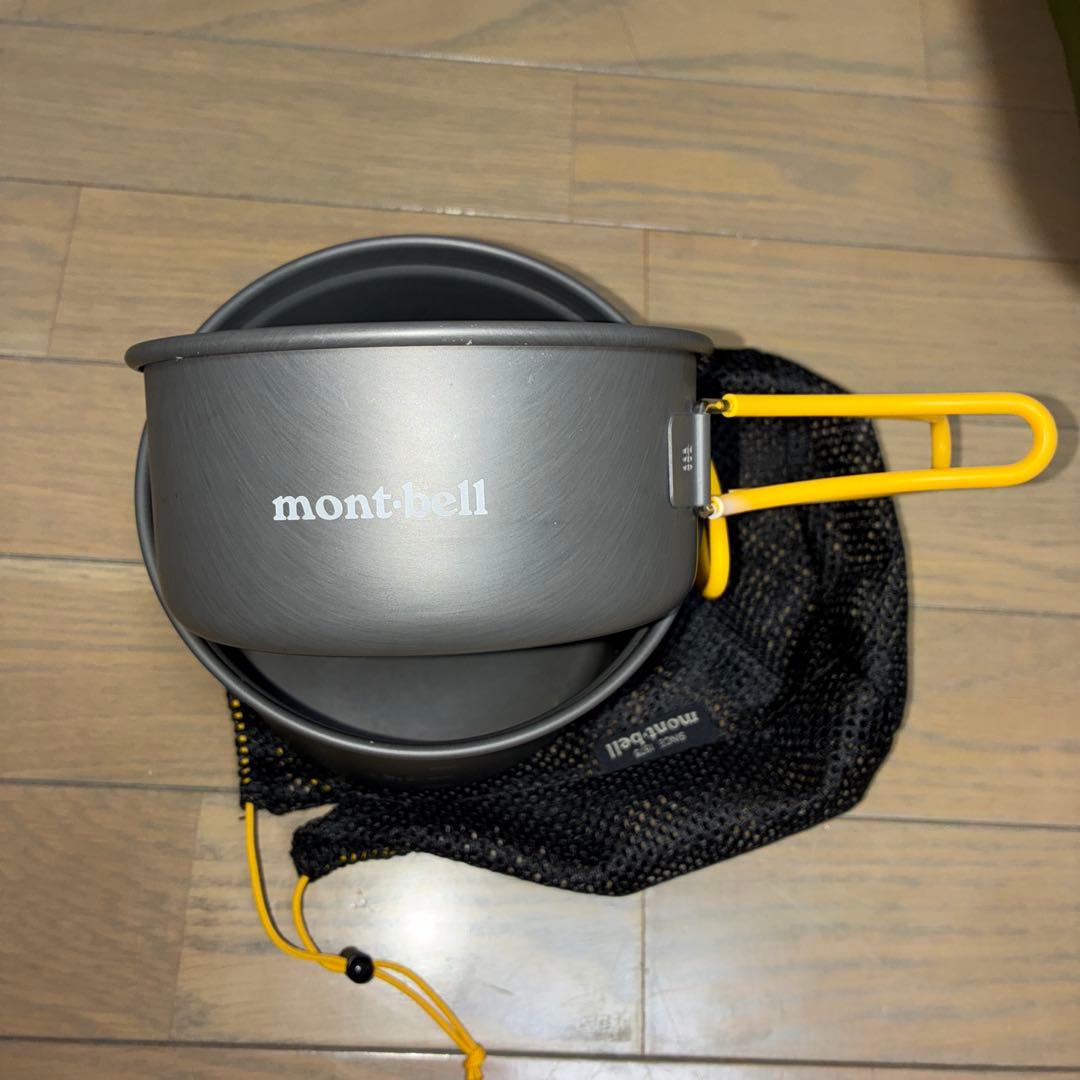 mont-bell ソロキャンプ　セット　テント　クッカー　焚き火