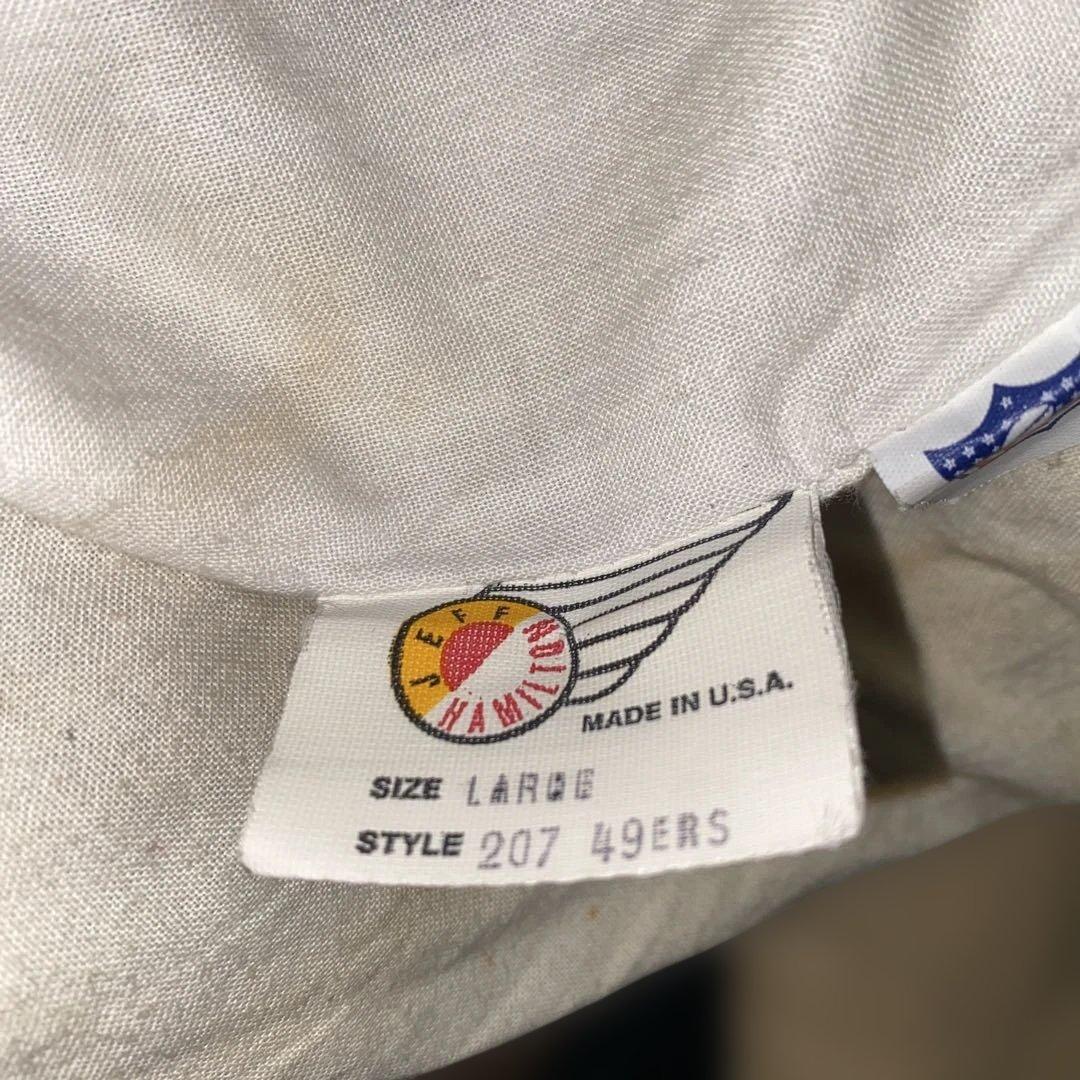 90s 49ERS NFL スタジャン アメリカ製　ジェフハミルトン