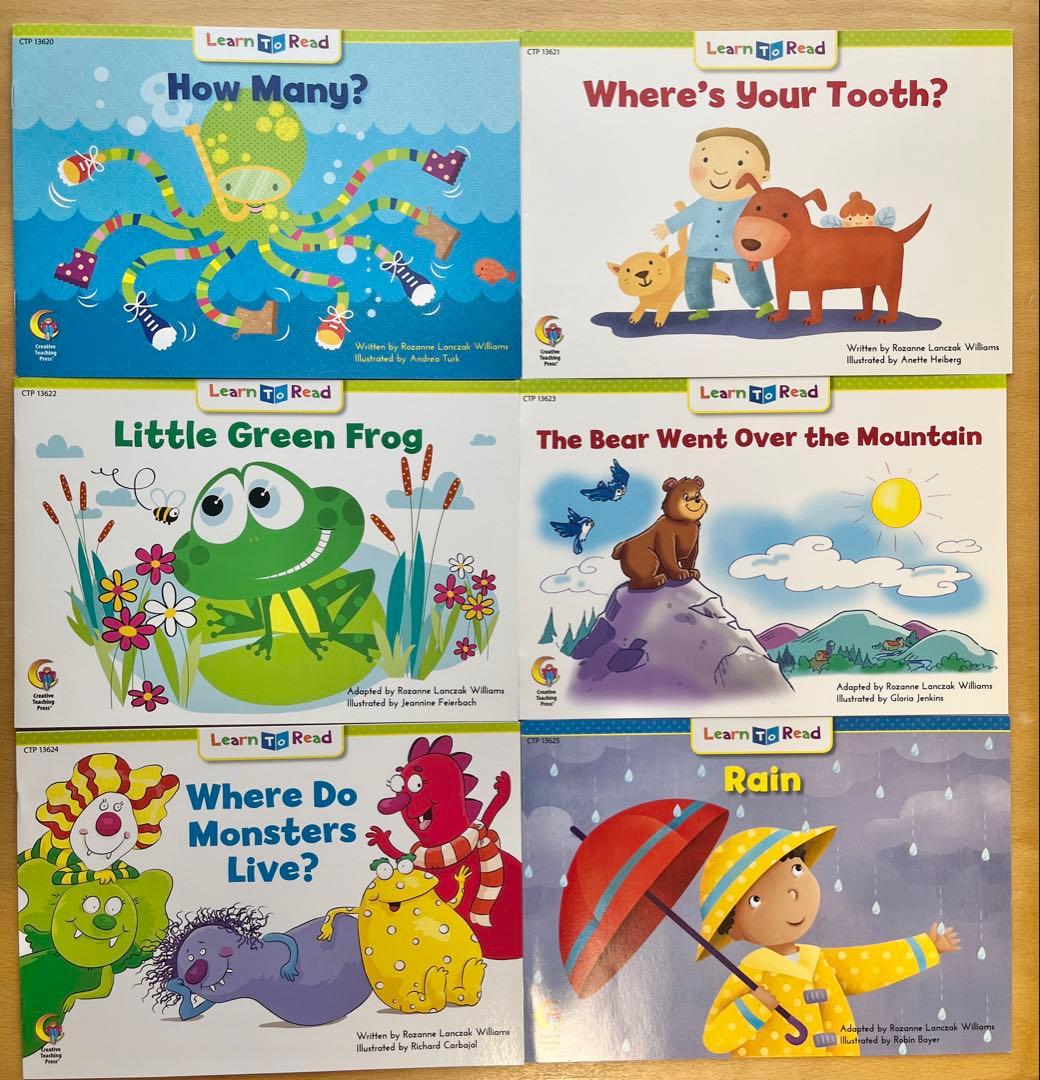 CTPLearn to Readレベル1-1 24冊絵本+CD+日本語解説書