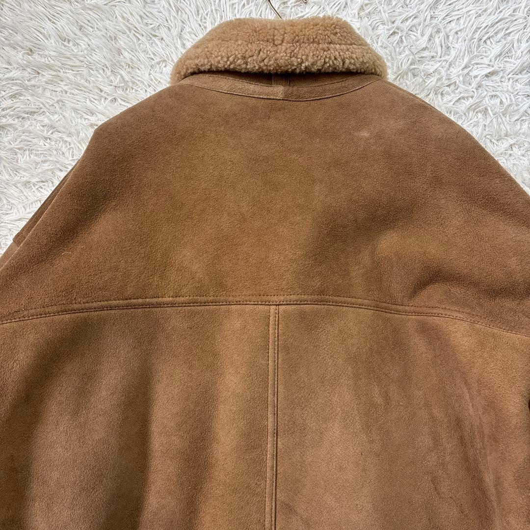 希少【SHEARLING】USA くるみボタン　ムートン　ボアスエード　US M