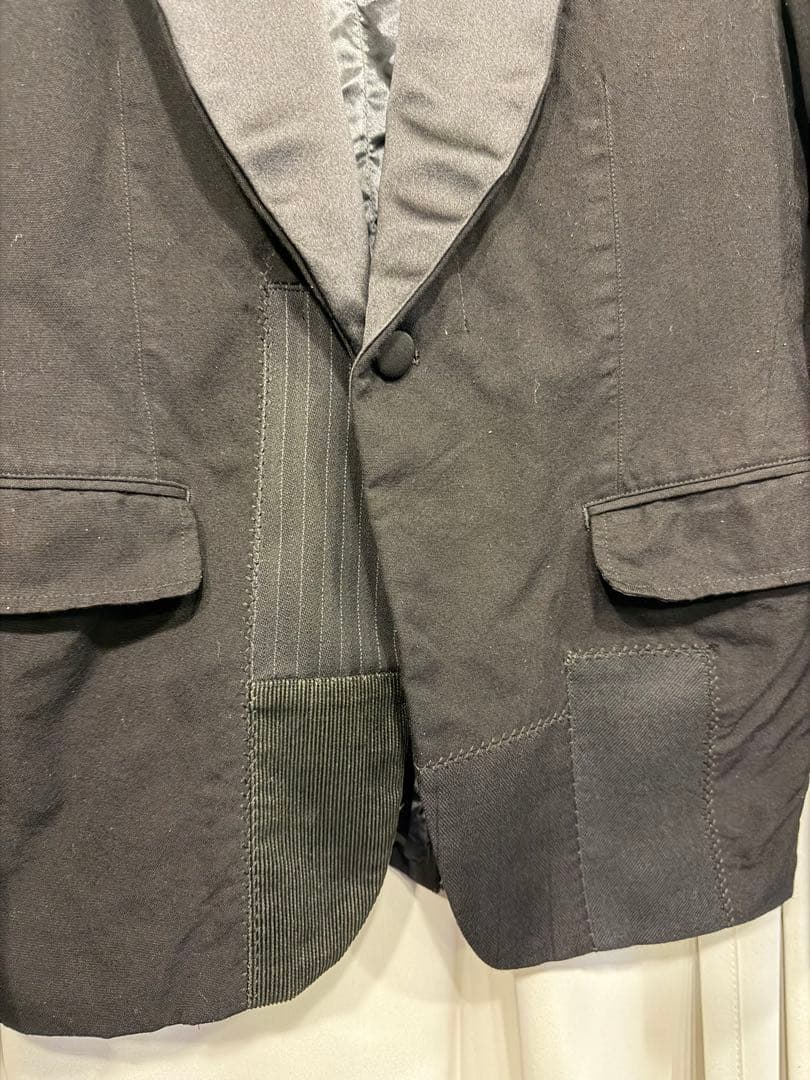 JUNYA WATANABE MAN サテンラペルドパッチワークJK 15aw