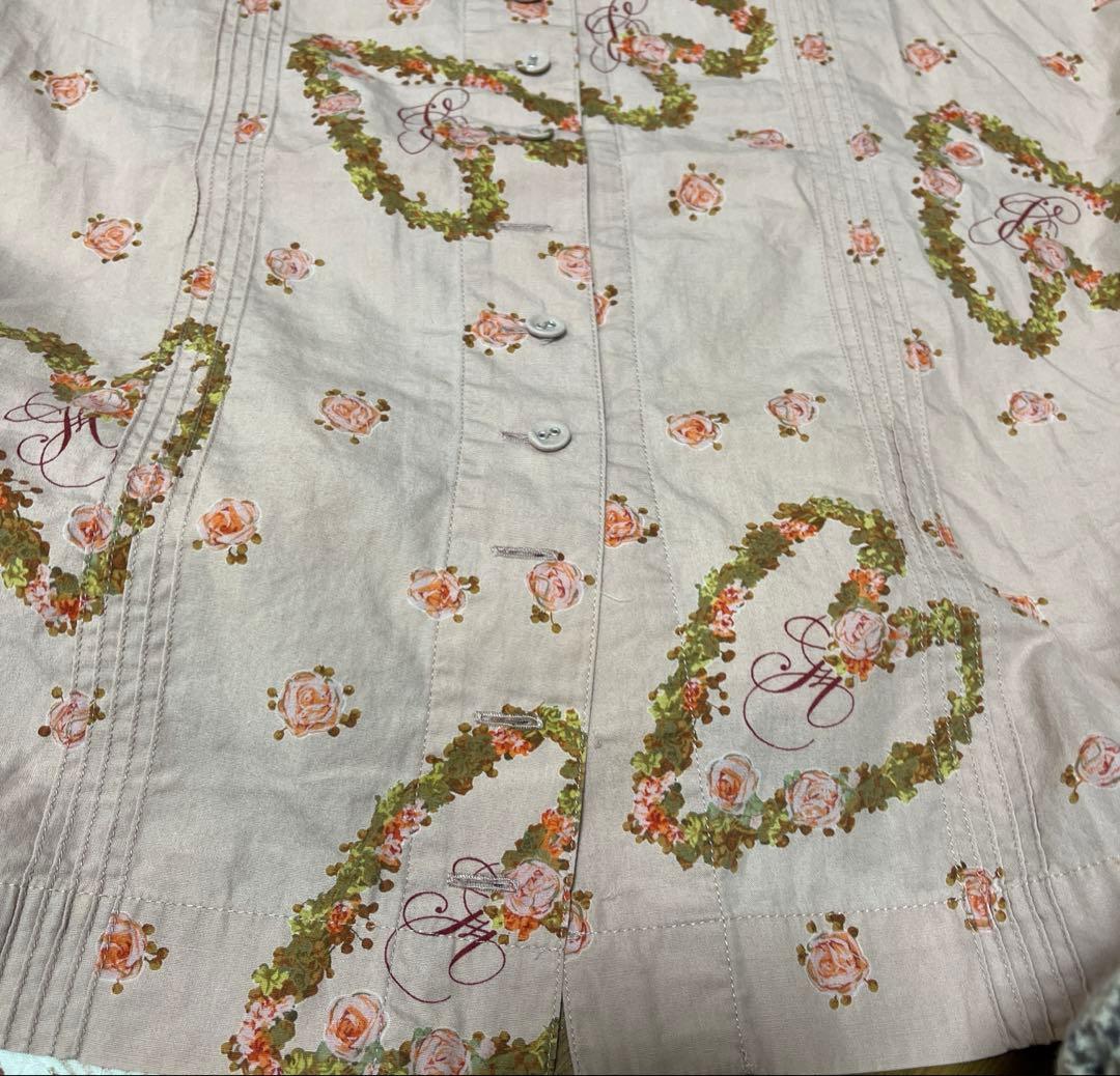 ピンクハウス　ハートリース　ワンピース＆エプロンワンピースセットピンク　赤