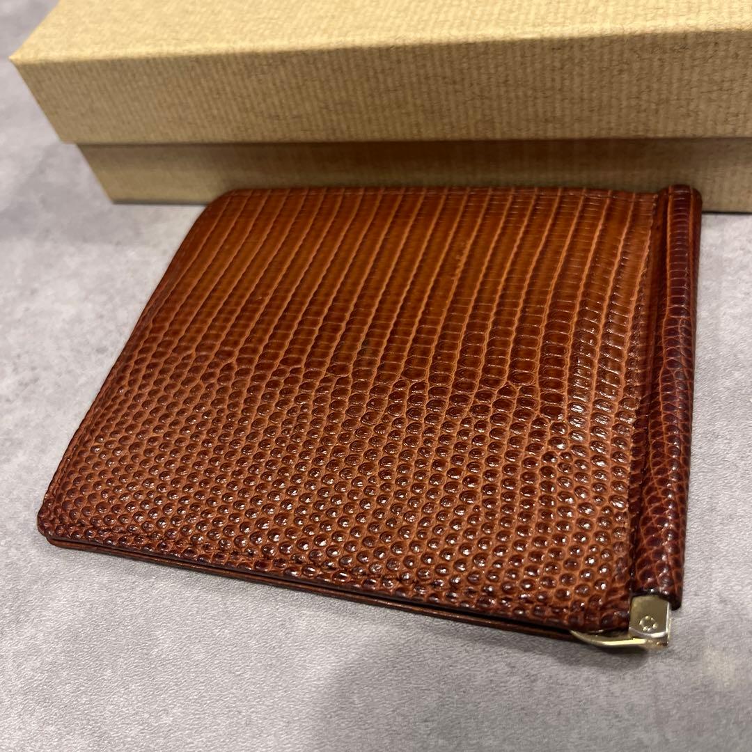 GANZO リザード　マネークリップ　札入れ　ガンゾ