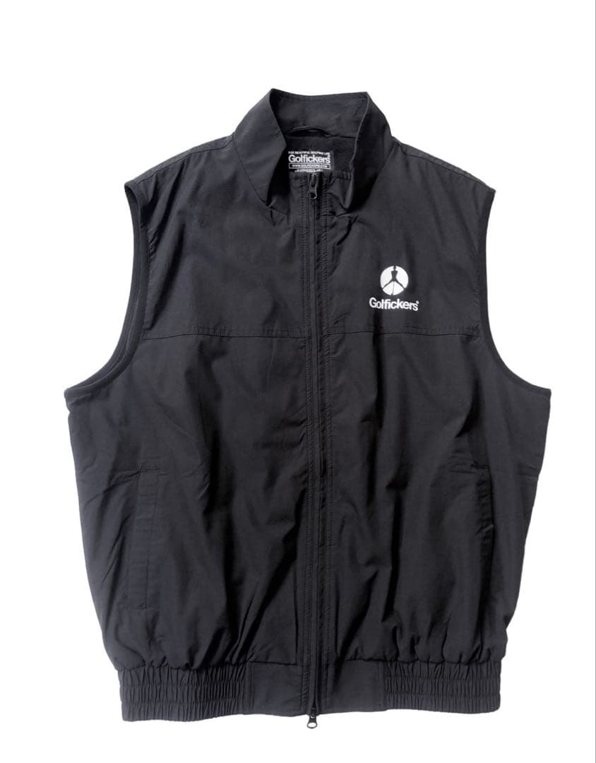 新品！Golfickers ゴルフィッカーズ　ベスト　ブラック　L 即完売