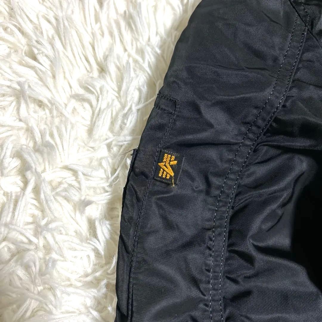 【アルファインダストリーズ】フライトジャケット（S）MA-1 黒　リバーシブル