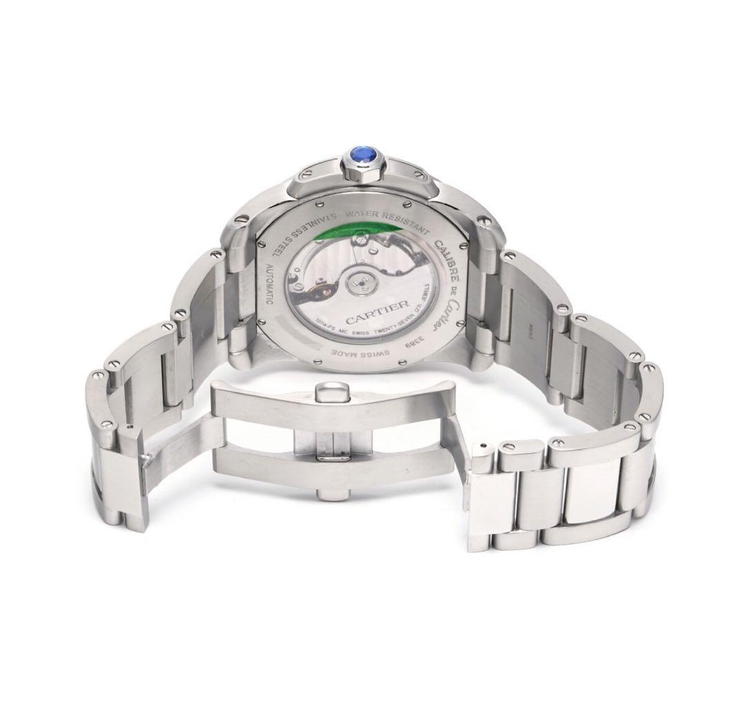 美品　カルティエ　純正　カリブルドゥ カルティエ用ステンレスベルト　日本正規品