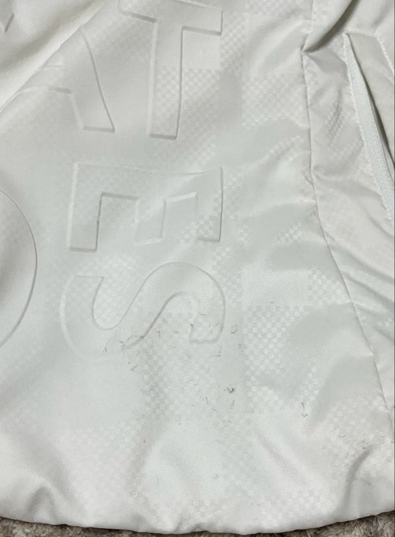 【2WAY】パーリーゲイツ ロゴダウン ベスト ホワイト フード サイズ0