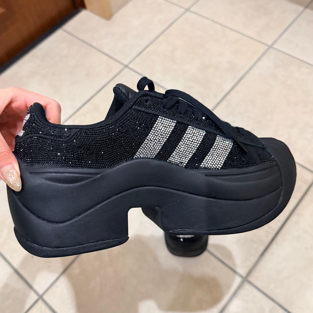 美品 adidas スーパースター ボールド 厚底スニーカー 25.5cm