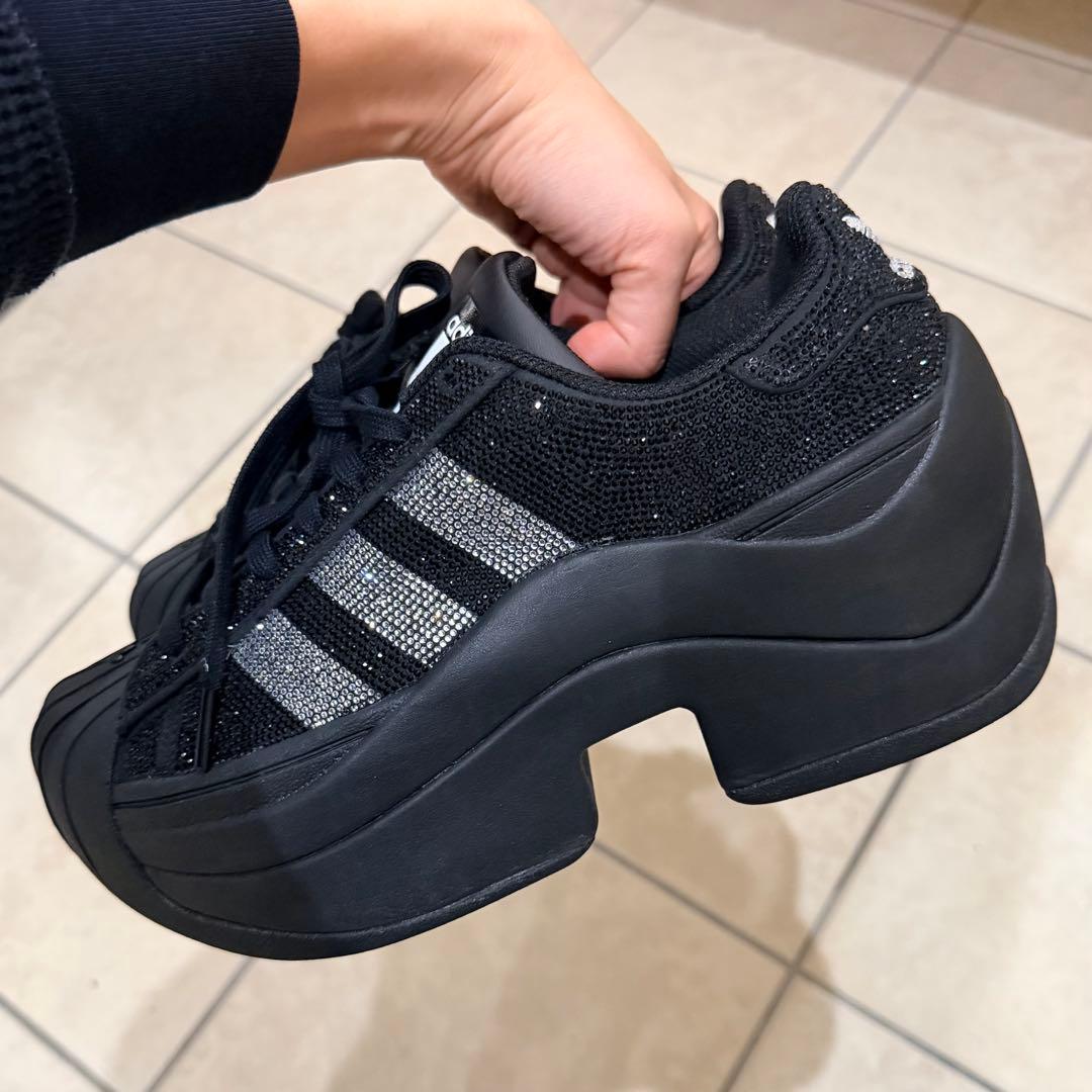 美品 adidas スーパースター ボールド 厚底スニーカー 25.5cm