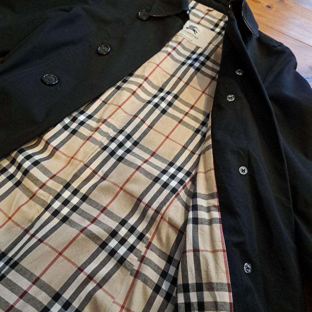 BURBERRY バーバリー トレンチコート レディース ブラック 黒