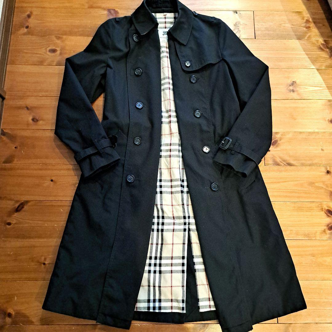 BURBERRY バーバリー トレンチコート レディース ブラック 黒