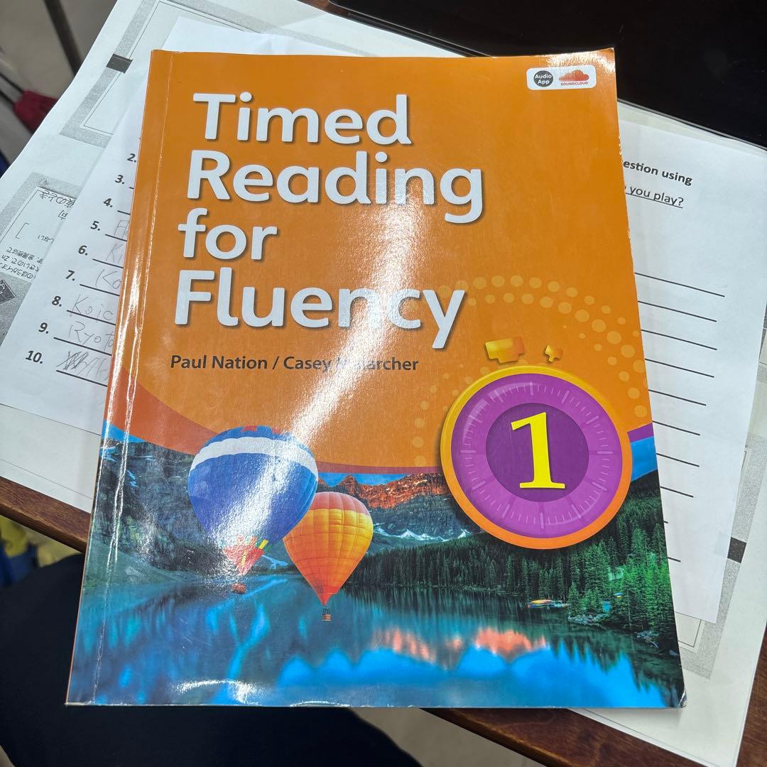 佐藤巧のTimed Reading for Fluency 1