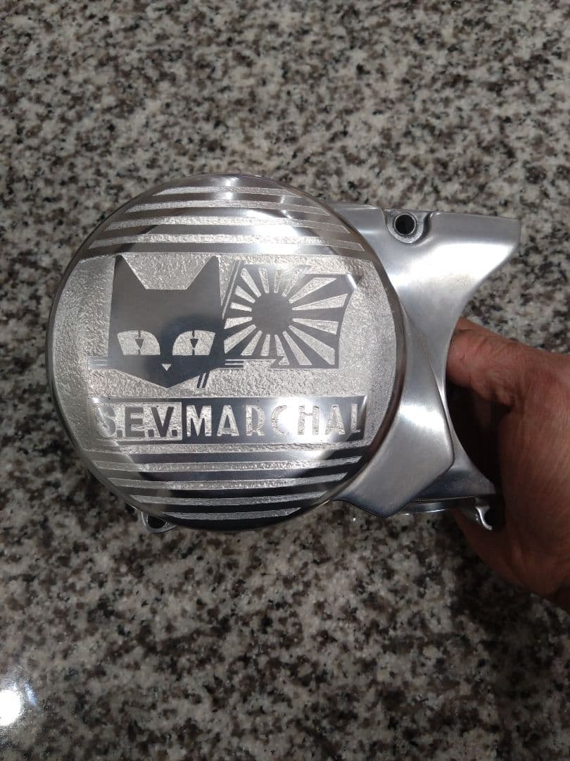 【クワ】モンキー　シャリー等　太足　ワイド　ジェネレーターカバー　彫り込み