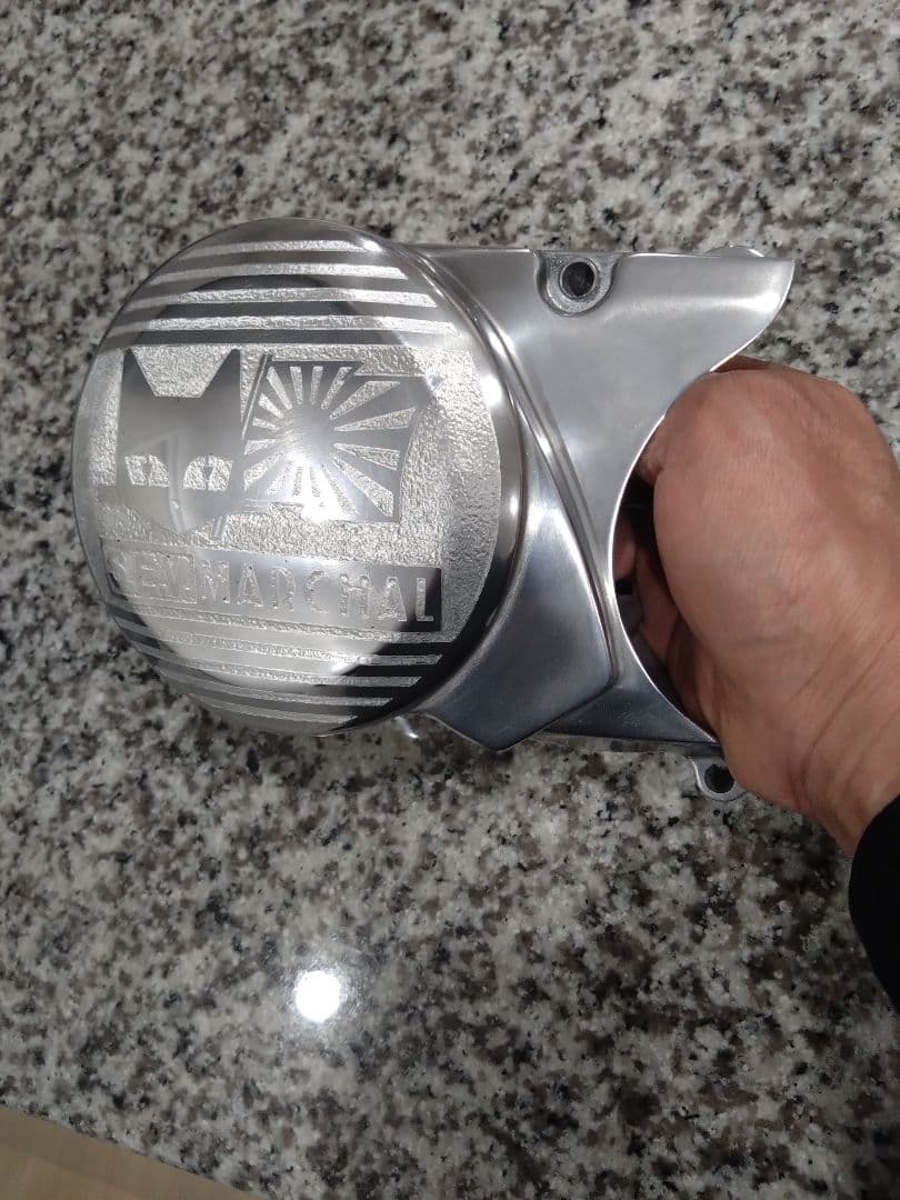 【クワ】モンキー　シャリー等　太足　ワイド　ジェネレーターカバー　彫り込み