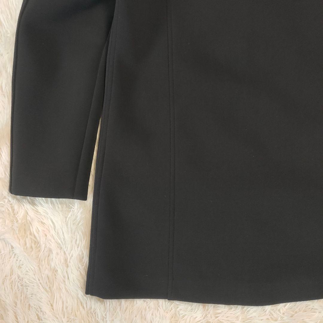 BOB ボンディングコート 大きいサイズ フーデットコート チェック ブラック