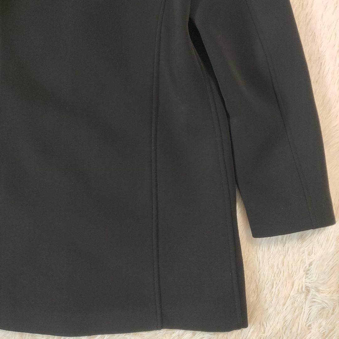 BOB ボンディングコート 大きいサイズ フーデットコート チェック ブラック