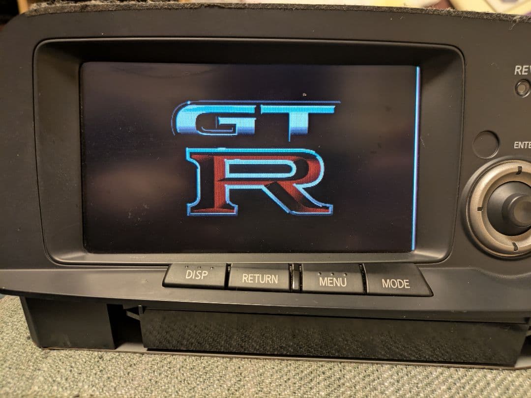 R*W様 年内最終出品R34GT-R　日産純正マルチファンクションディスプレイ