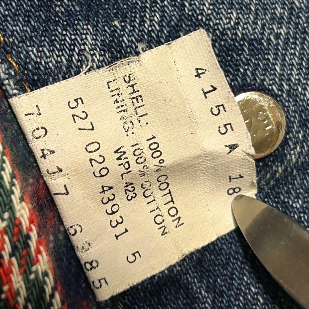 Levi's リーバイス　70417 デニムジャケット　ブランケット付　38㌅