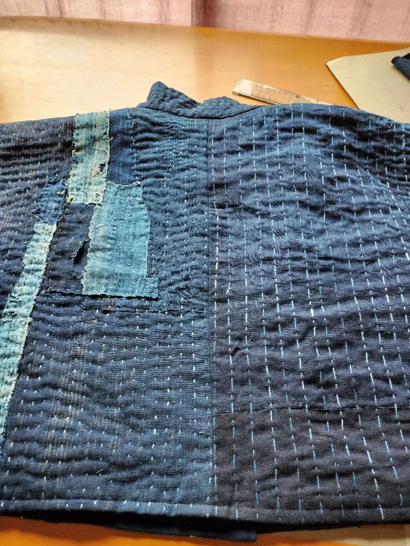 古布襤褸ボロ前空きベスト