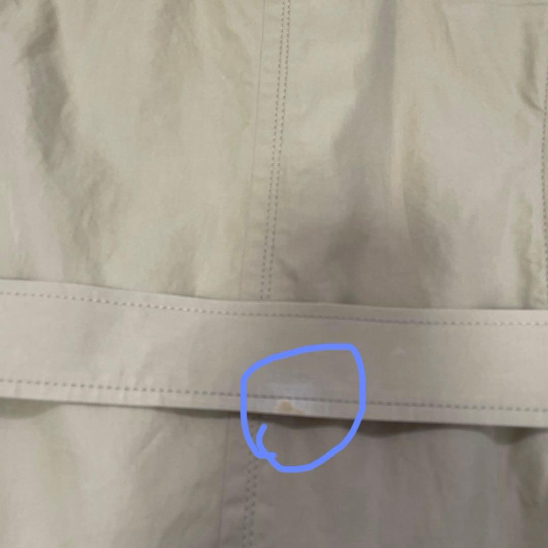 BURBERRY.BLUELABEL/バーバリー、七分袖、フリルトレンチコート