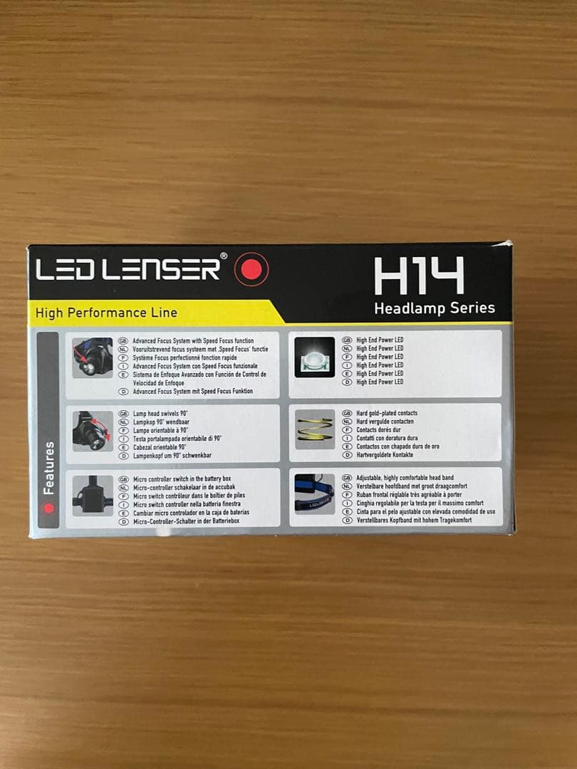 【値下げ】未使用品　へッドライト　LED LENSER H14